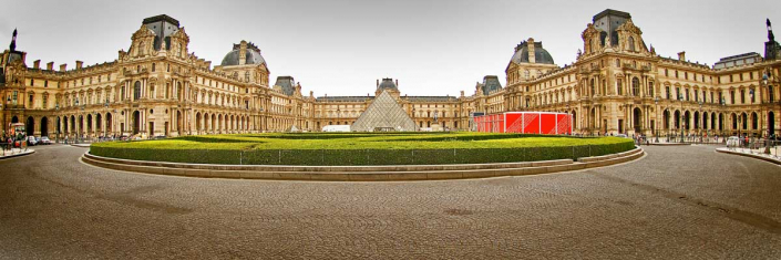 France Paris Louvre pyramid