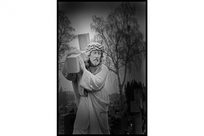 black-and-white portrait roman catholicism
